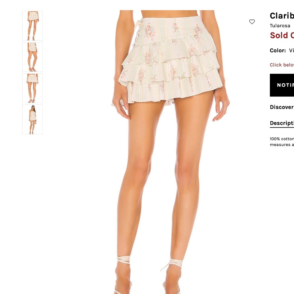 *SEEKING this skirt in size medium! Claribel Skort